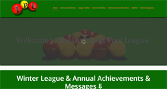Desktop Screenshot of lancasterpoolleague.org.uk
